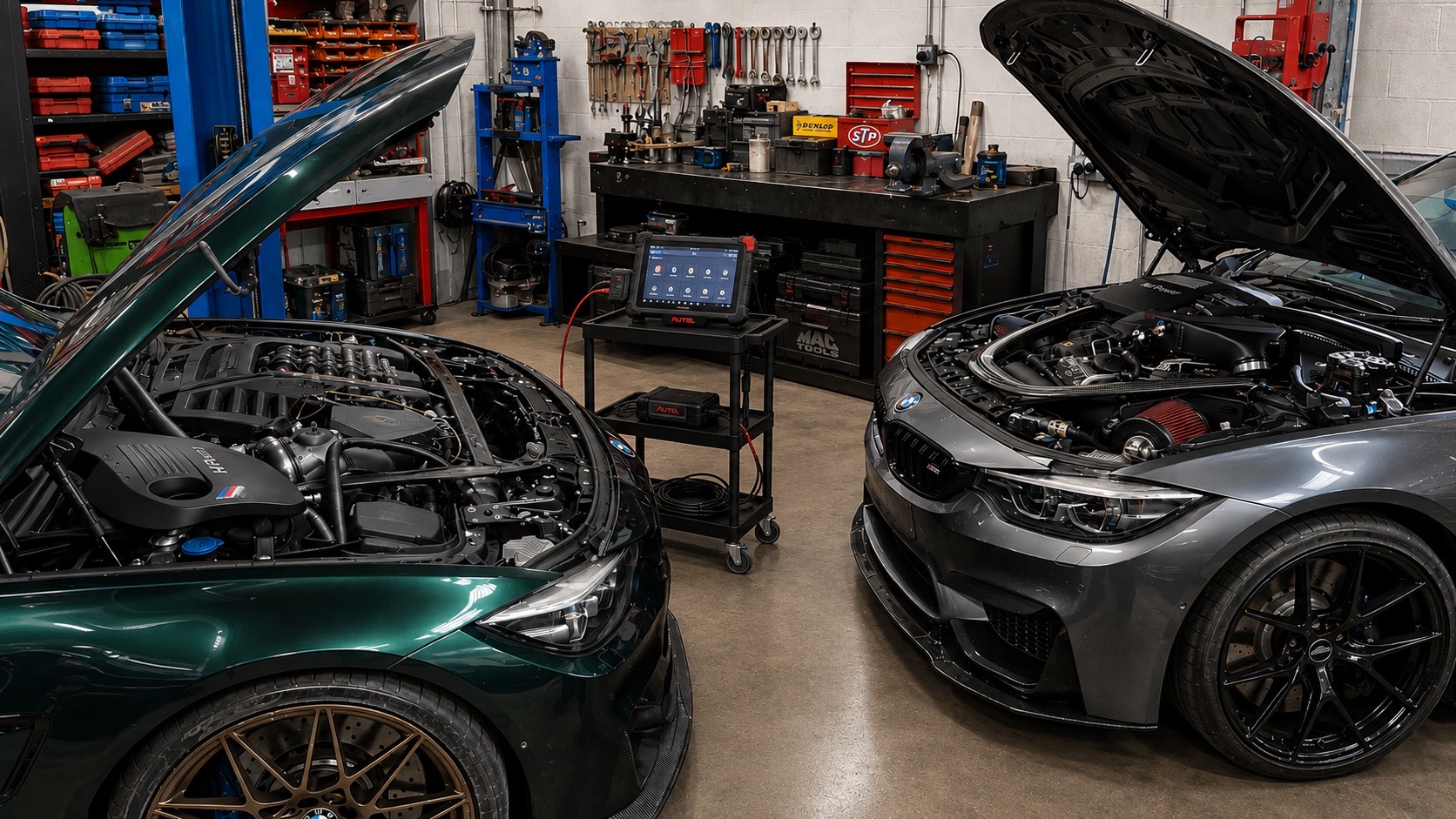 Diagnostics and engine work